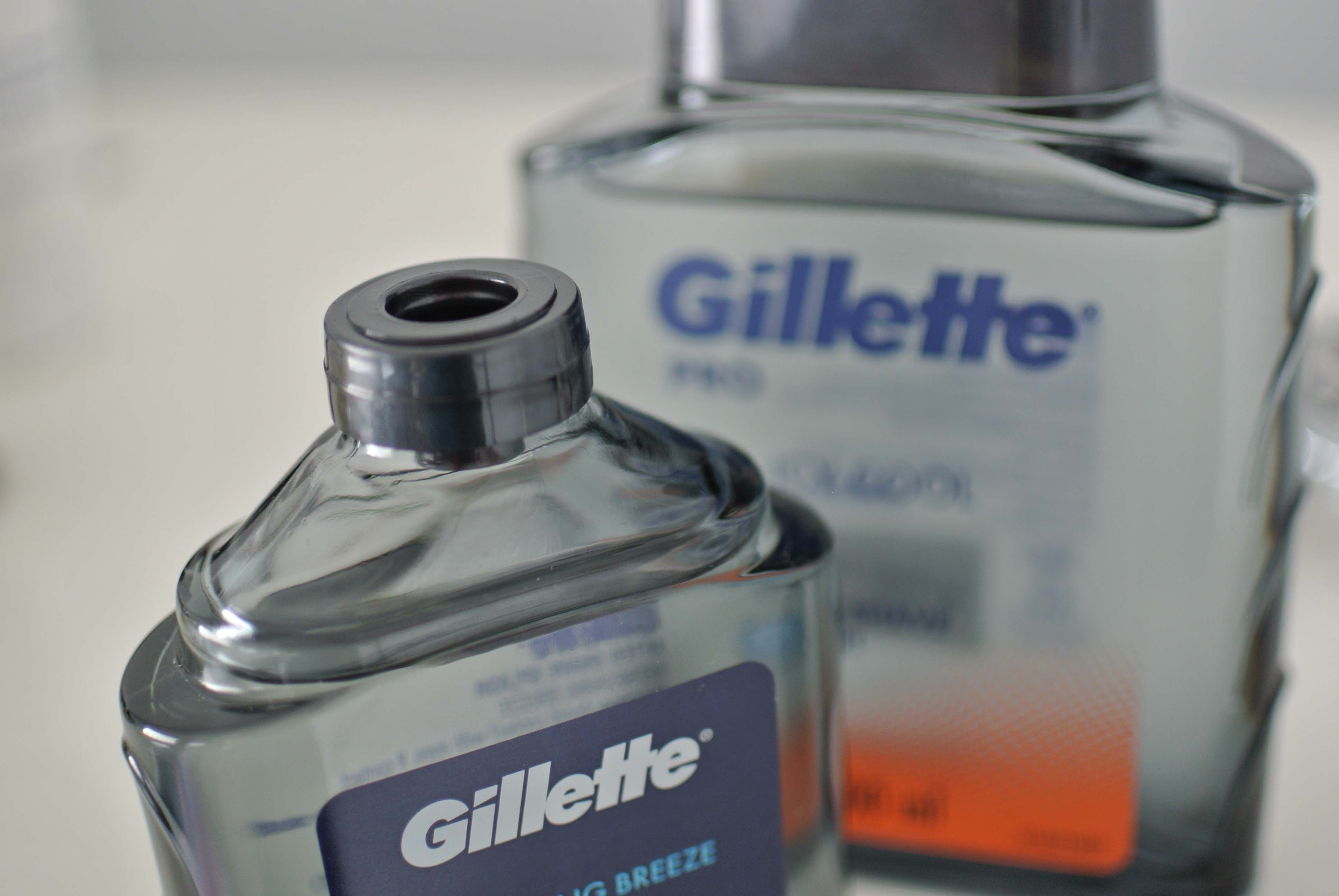 
Gillette bottle opening
