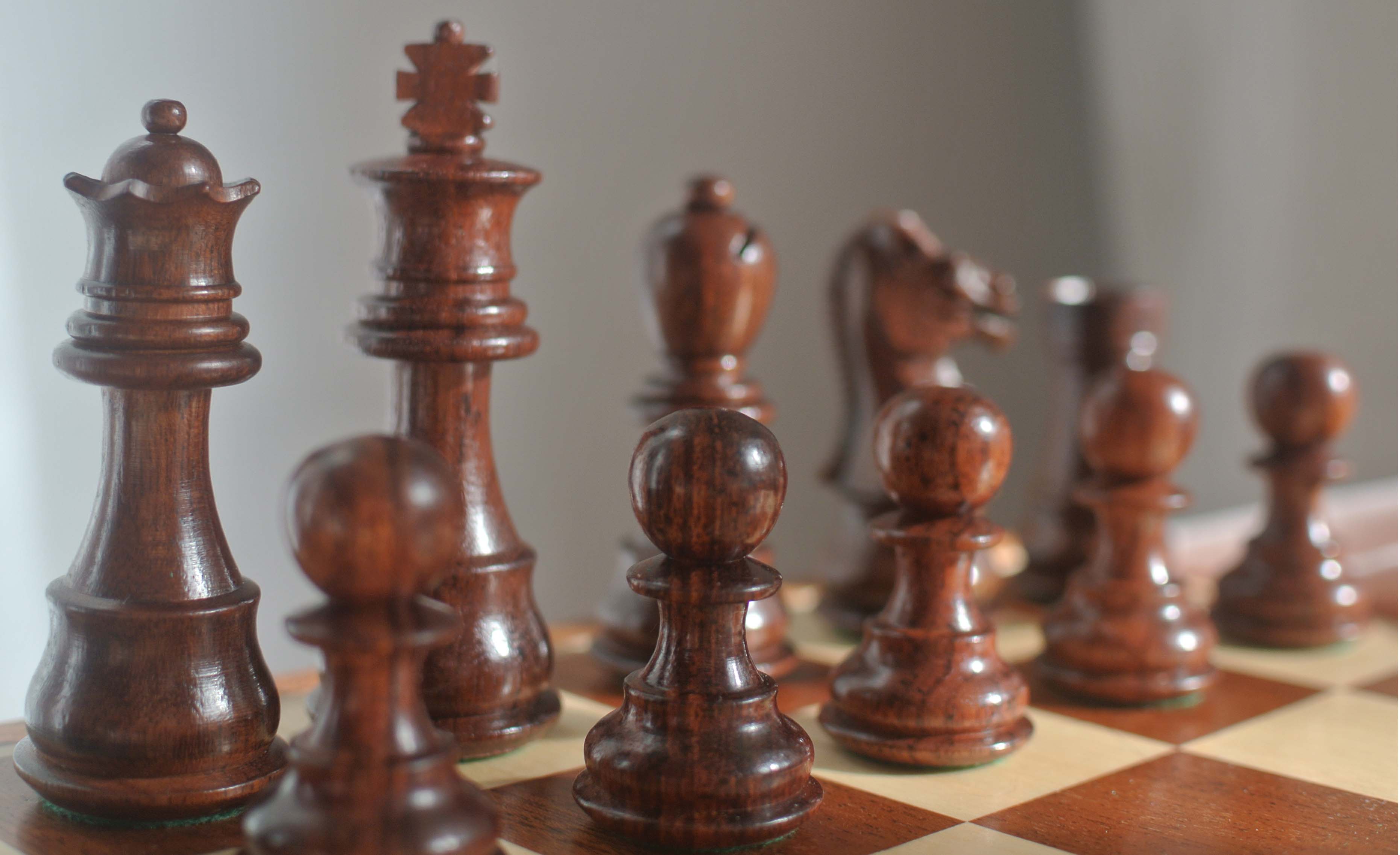 
Quality wooden chess set
