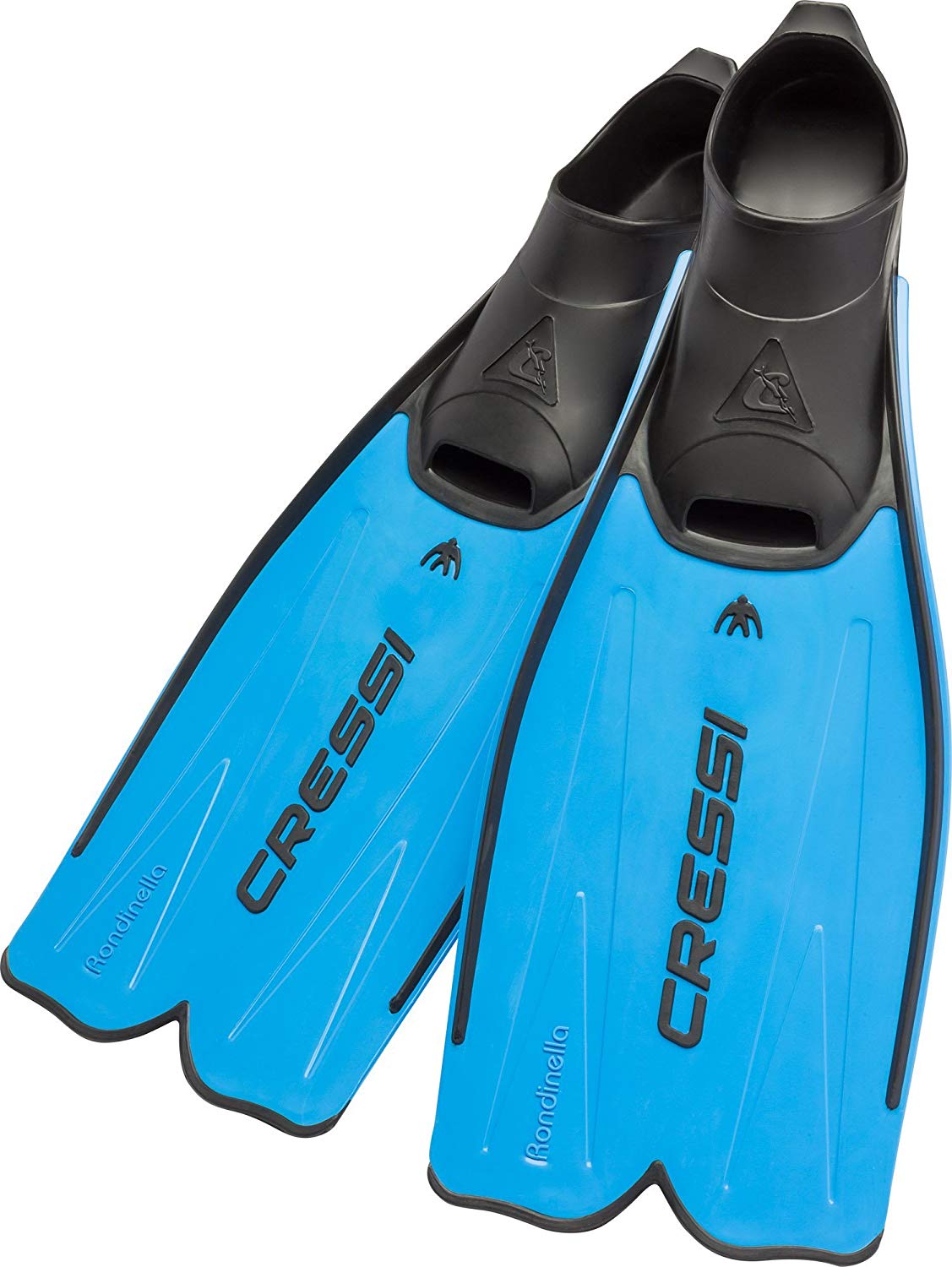 Francis X-Lite Fins Flippers Blue Yellow Swim Snorkel 39/40 41/42 6/7 7/8 